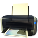 Gnome, default, Print, printer DarkSlateGray icon