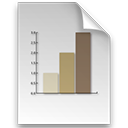 graph, chart, Log, File, document, paper WhiteSmoke icon