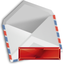 Email, Del, remove, Message, Letter, envelop, mail, delete LightGray icon