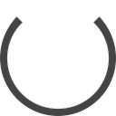 rounded, smile, Circular, line, interface Black icon