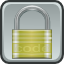 Lock, locked, security DarkGray icon