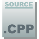Source, Cpp DarkGray icon