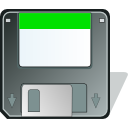 Floppy, mount, save DimGray icon