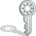Key, password DarkSlateGray icon
