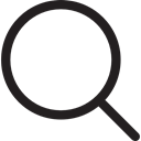 magnifying glass, zoom, detective, search, tool Black icon