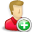 profile, people, user, Add, Account, plus, red, Human DarkGray icon