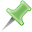 pin, Attach, green DarkSeaGreen icon