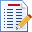 writing, listing, write, list, Edit AliceBlue icon