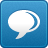 Chat, google, talk, speak, Comment SteelBlue icon