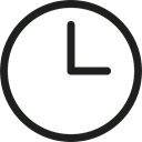 Circle, Circular, watch, timer, time Black icon