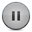 grey, button, Pause Silver icon