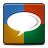 google, Social, talk DarkGoldenrod icon