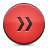 button, Fast forward, red Tomato icon