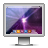 glossy, Blaze, screen, light LightSlateGray icon