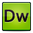 dreamweaver, creative, suite YellowGreen icon