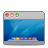 Desktop, Aqua SteelBlue icon