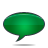 Bubble, green, speech ForestGreen icon
