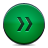 Fast forward, green, button ForestGreen icon
