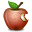 red, Apple DarkOliveGreen icon
