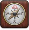compass, Alt SaddleBrown icon