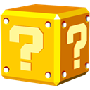 question, Block Gold icon