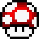 retro, Super, Mushroom WhiteSmoke icon