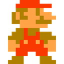 mario, retro DarkGoldenrod icon