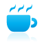 Coffee DeepSkyBlue icon