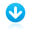 Down, navigation DeepSkyBlue icon