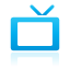 television Black icon
