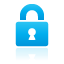 Lock DeepSkyBlue icon