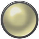 yellow, button, off Tan icon