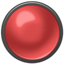 button, red on, red Brown icon