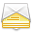 inbox, mail Goldenrod icon