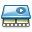 video, Folder Teal icon