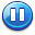 Pause, button SteelBlue icon