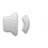 low, Audio, Panel, volume Silver icon
