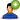 male, user, Add, Blue OliveDrab icon