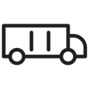 Automobile, Mover Truck, transport, Delivery, truck, vehicle Black icon