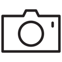 digital camera, picture, photo camera, photograph, technology Black icon