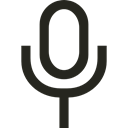 Voice Recording, radio, sound, vintage, technology, Microphone Black icon