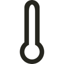 thermometer, temperature, Mercury, Celsius, Degrees, Fahrenheit, Tools And Utensils Black icon