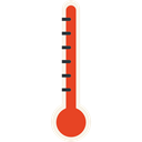 temperature, Celsius, Degrees, thermometer, Tools And Utensils, Mercury, Fahrenheit Black icon