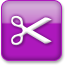purplestyle, Cut DarkOrchid icon