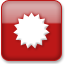 Badge, redstyle Firebrick icon