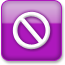 noentry, purplestyle DarkOrchid icon