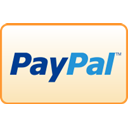 paypal, curved, Credit card Bisque icon