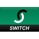 switch, Credit card, straight Teal icon