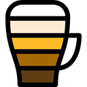 hot drink, coffee cup, food, Coffee Shop, whisky, Irish Coffee Black icon