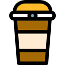 Take Away, food, coffee cup, Coffee Shop, hot drink Black icon
